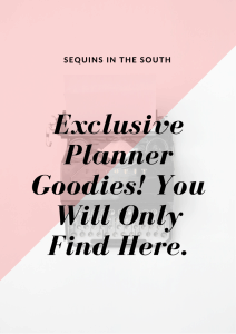 Exclusive Planner Goodies!