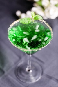 Frosted Mint Sour Apple Cocktail-107