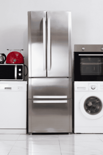 An image of different home appliances.